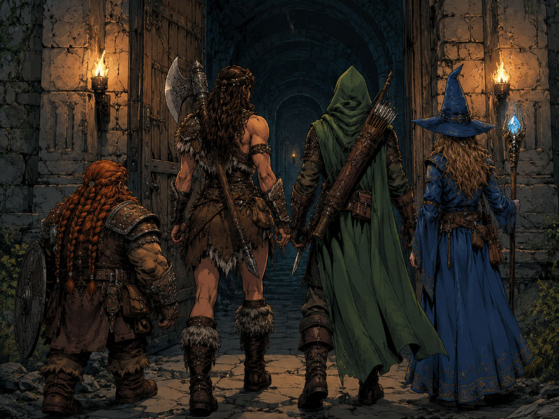 Partida introductoria a DUNGEON UNIVERSALIS