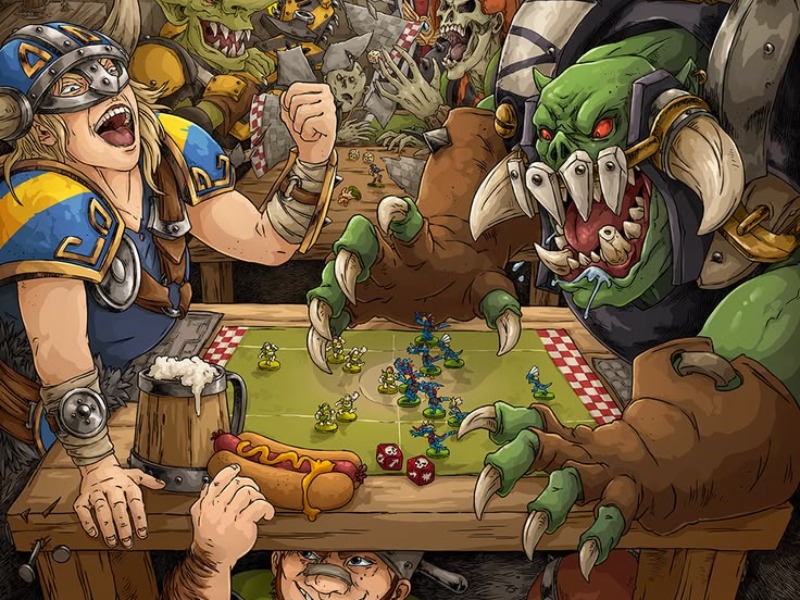 Partido Blood Bowl