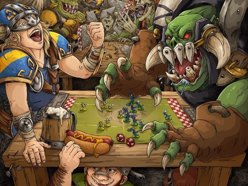 Partidos Blood Bowl amistosos